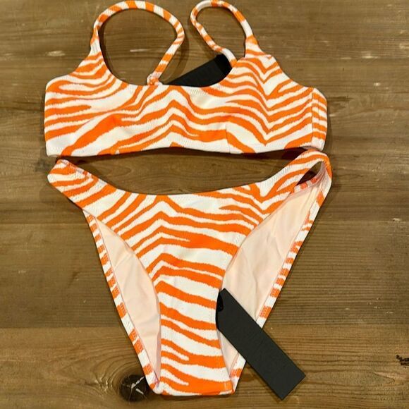 TRIANGL MACI CHEEKY ZEBRA POP NO BAG NEW WITH TAGS - Picture 6 of 8